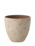 J-Line - Flowerpot Round Pottery Bei M - Lillepotid - H19CM