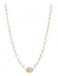 Lauren Ralph Lauren - Nk 16In Lrl Pearl Collar - Gld/White - P&auml;rlitega kaelakeed - ONE SIZE 40.6 cm