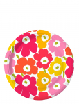 Marimekko By Havi - Marimekko Mini Unikko Paper Plate - Picnic Plates, Mugs, Cutlery - &Oslash; 22 CM