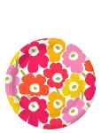 Marimekko By Havi - Marimekko Mini Unikko Paper Plate - Picnic Plates, Mugs, Cutlery - &Oslash; 22 CM