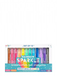 Ooly - Gel Crayons 12 Pcs - Rainbow Sparkle Watercolour Metallic - Kirjatarbed - ONE SIZE