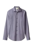 Calvin Klein - Slim Esntl Poplin Str Prt - Mustriga s&auml;rgid - 39