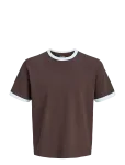 Jack & Jones - Jorchamberi Ringer Tee Ss Crew Neck - L&uuml;hikeste varrukatega - XS