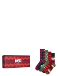 Happy Socks - 4-Pack Holiday Pattern Socks Gift Set - Tavalised sokid - 41-46