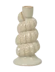 Broste Copenhagen - Shelly Candle Holder - K&uuml;&uuml;nlajalad - H 18CM