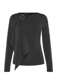 French Connection - Maxine Jersey Trim L/S Tee - Pikkade varrukatega - M