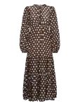 By Ti Mo - Striped Organza Midi Dress - P&otilde;lveni ja midi - M