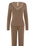 Hunkem&ouml;ller - Pj Ls Modal Jersey Lace Nana - Pidžaamad (komplektid) - XXL