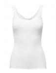 Rosemunde - Rwbabette Silk Sl Deep Back Lace Top - Varrukateta - XS