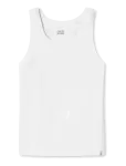 Schiesser - White Sleeveless Shirt - Long Life Soft - Varrukateta - M