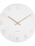 KARLSSON - Wall Clock Charm Engraved Numbers Small Black - Seinakellad - &Oslash;30CM