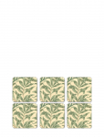 Morris & Co - Coasters Willow Bough Green 6-P - Joogialused - ONE SIZE