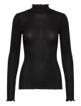 Rosemunde - Rwboston Lurex Ls T-Neck T-Shirt - Pikkade varrukatega - XS