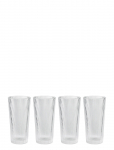 Stelton - Pilastro Long Drink Glass 0.3 L. 4 Pcs Clear - Kokteiliklaasid - 30 CL