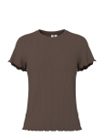 Pieces - Pcnicca Ss O-Neck Top Jrs Noos - L&uuml;hikeste varrukatega - S