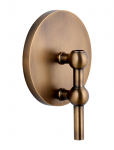 STOFF Nagel - Stoff Nagel Wall Hanger - Bronzed Brass/Bruneret Messing - K&uuml;&uuml;nlajalad - 14.5X11CM