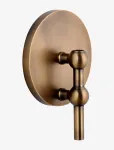 STOFF Nagel - Stoff Nagel Wall Hanger - Bronzed Brass/Bruneret Messing - K&uuml;&uuml;nlajalad - 14.5X11CM
