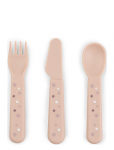 Done By Deer - Foodie Cutlery Set Happy Dots - S&ouml;&ouml;giriistad - ONE SIZE