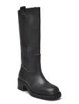 ALOHAS - Sajan Vintage Effect Black Leather Boots - Pika s&auml;&auml;rega - 37
