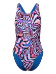 Speedo - Fl Printed Powerback - Spordi ujumistrikood - 32