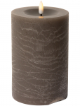 C'est Bon - Rustic Finish Led Pillar Candle - LED-k&uuml;&uuml;nlad - H15CM