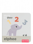 Done By Deer - Board Book Counting Elphee Colour Mix - Beebiraamatud - 12X 12CM