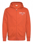 GANT - Graphic Full Zip Hoodie - Kapuutsiga pusad - S