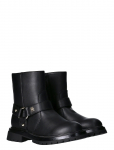 Tommy Hilfiger - Tommy Hilfiger Booties Faux Leather - Madala kontsaga poolsaapad - 38/24CM