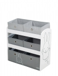ROBA - Wooden 'Miffy' Toy Shelf - Riiulid - 60X 63.5X 30CM