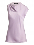 Lauren Ralph Lauren - Charmeuse Asymmetrical Blouse - Varrukateta - M
