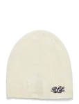 Lauren Ralph Lauren - Embroidered-Logo Ribbed Cashmere Beanie - Kootud m&uuml;tsid - ONE SIZE