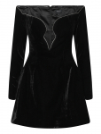 Bardot - Luvia Velour Hourglass Dress - L&uuml;hikesed kleidid - 40