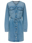 ONLY - Onlminnie No Collar Belt Denm Dress - L&uuml;hikesed kleidid - S