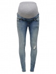 Only Maternity - Olmblush Mid Sk Ank Rw Dnm Noos - Kitsad - M x 32