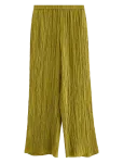 Lindex - Trouser Verona Crinkle - Sirge s&auml;&auml;rega - XS