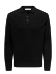 ONLY & SONS - Onslaw Reg Ls Polo Knit Frml - Pikkade varrukatega kootud polos&auml;rgid - XL