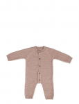 Smallstuff - Jumpsuit, Ao Elephants, Merino Wool, Nature Melange - Kombinesoonid - 92/98