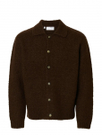 Selected - Slhloyd Ls Knit Boucle Polo Cardigan - Kardiganid - L