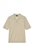 Mads N&oslash;rgaard - Cotton Lino Theo Polo Knit - L&uuml;hikeste varrukatega - XL