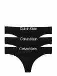 Calvin Klein - Thong 3Pk - Stringid - XXL