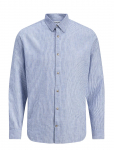 Jack & Jones - Jjesummer Linen Blend Shirt L/S Sn - Vabaaja s&auml;rgid - XXL