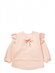Elodie Details - Long Sleeved Baby Bib Rosy Bow - Pikkade varrukatega pudip&otilde;lled - ONE SIZE