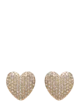 Pilgrim - Dune Heart Earrings Gold-Plated - Needid - ONE SIZE