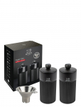 Peugeot - Duo Line Mp+Ms 12Cm Matt Sort+Trakt I Rustfritt St&aring;l - V&uuml;rtsiveskid - 12 CM