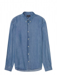 Lexington Clothing - Loose Indigo B.d Shirt - Teksas&auml;rgid - XL