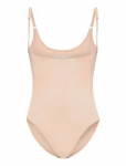 Bye Bra - Soft Touch Seamless Bodysuit Open Bust - Topid - XXL