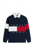 Tommy Jeans - Tjw Ovs Flag Rugby Ext - Polod - L