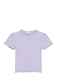 En Fant - T-Shirt Ss Pointelle - L&uuml;hikeste varrukatega - 98