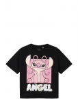 Name It - Nkfnyri Stitch Ss Nreg Top Box Lnoos Wdi - L&uuml;hikeste varrukatega - 116