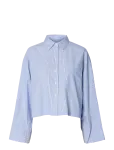 Selected - Slwdannie Ls Cropped Boxy Shirt Noos - Pikkade varrukatega - 34